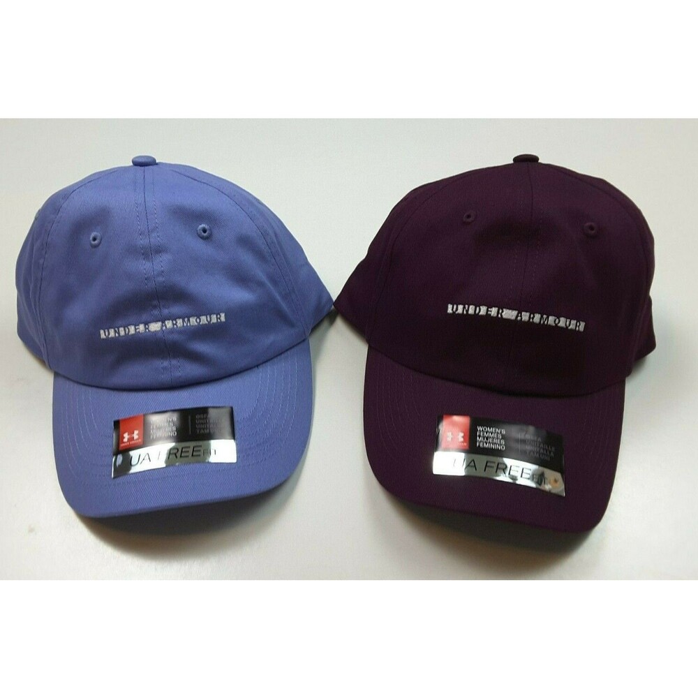 Under Armour Women's Wordmark Cap Hat Lavender or Dark Purple One Size